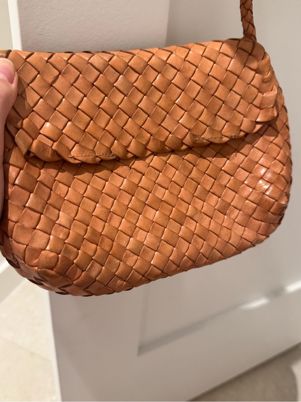 Loeffler Randall Billie Woven Leather Shoulder Bag - Picture 7 of 16